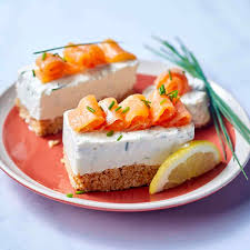 photo d'une Entrées Cheesecake au chèvre frais et à la truite fumée